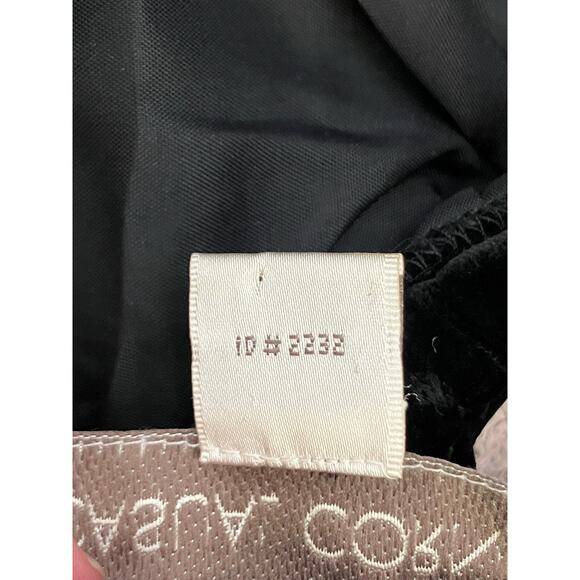 Casual Corner Silk Velvet Pants Black Size 4 - Picture 6 of 8